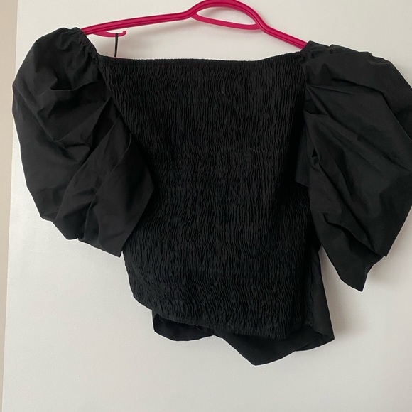 Crop puff sleeve top - Picture 2 of 3